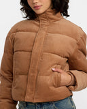 Eezeh Corduroy Puffer Jacket - Putty