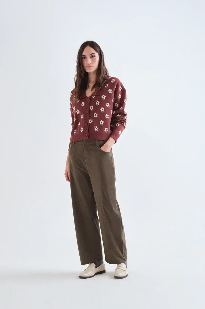 Santini Jacquard Cardigan