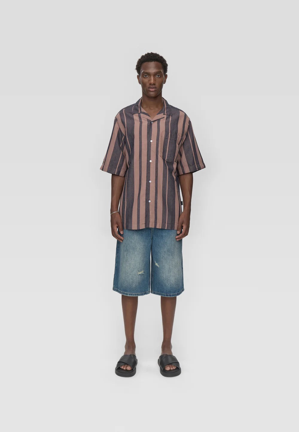 Hayden Stripe Shirt - Antler