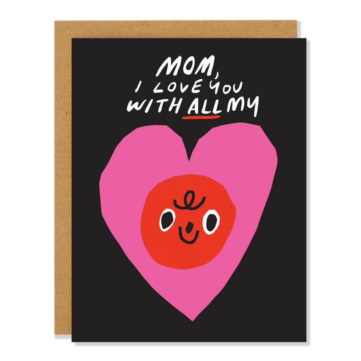 Mother's Day Heart Greeting Card