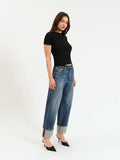 Eastside High Rise Loose Cuff - Crush Hour