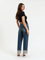 Eastside High Rise Loose Cuff - Crush Hour