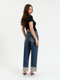 Eastside High Rise Loose Cuff - Crush Hour