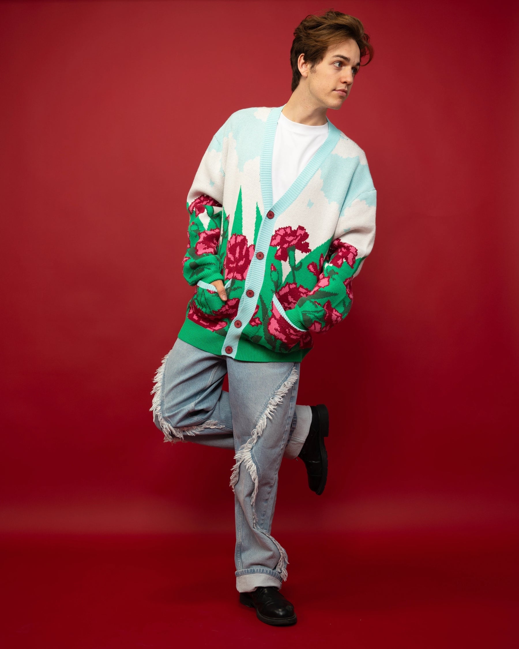 Carnation Cardigan