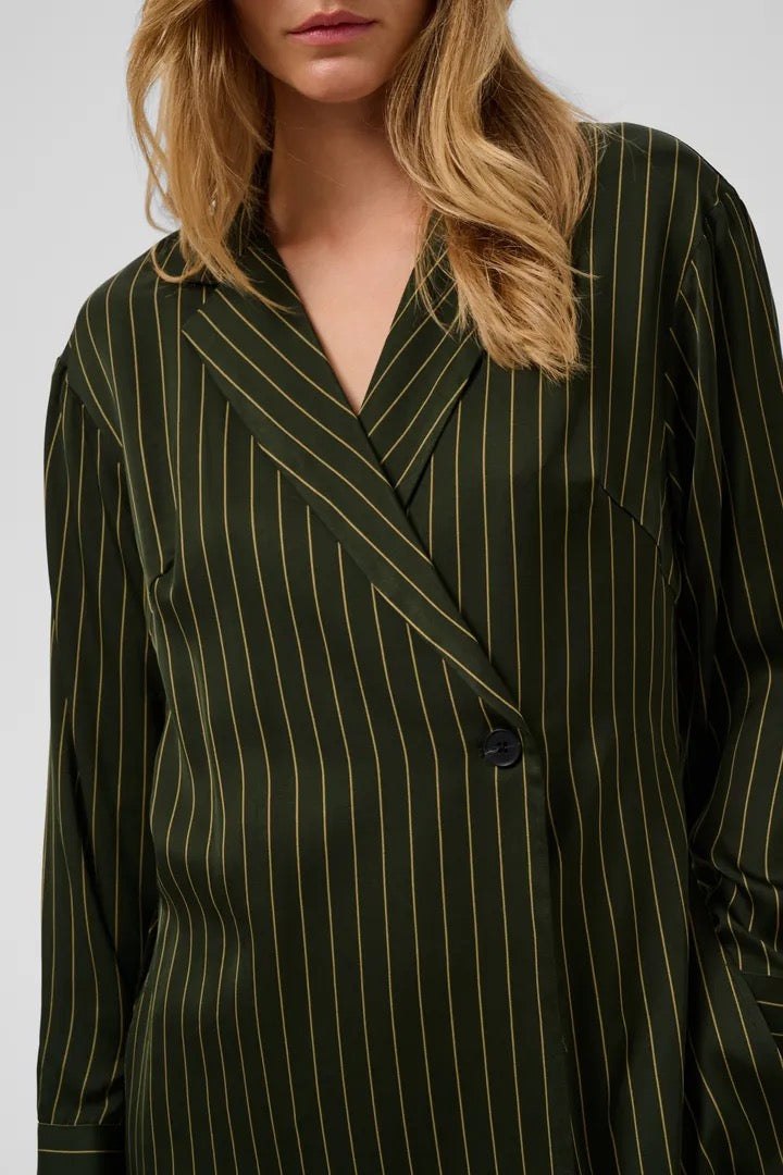 Cinna Parbat Shirt - Rosin Stripe