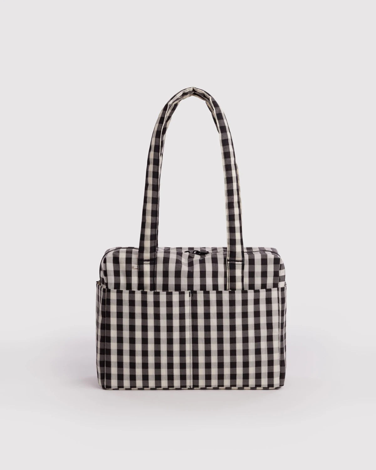 Everyday Cloud Bag - Black & Cream Gingham