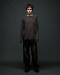 Spray Effect Sweater - Morel Multi