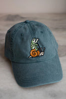 Lose My Shit Front & Back Dad Hat - Vintage Teal