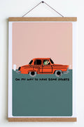 Have Some Doubts Print - Pink/Teal