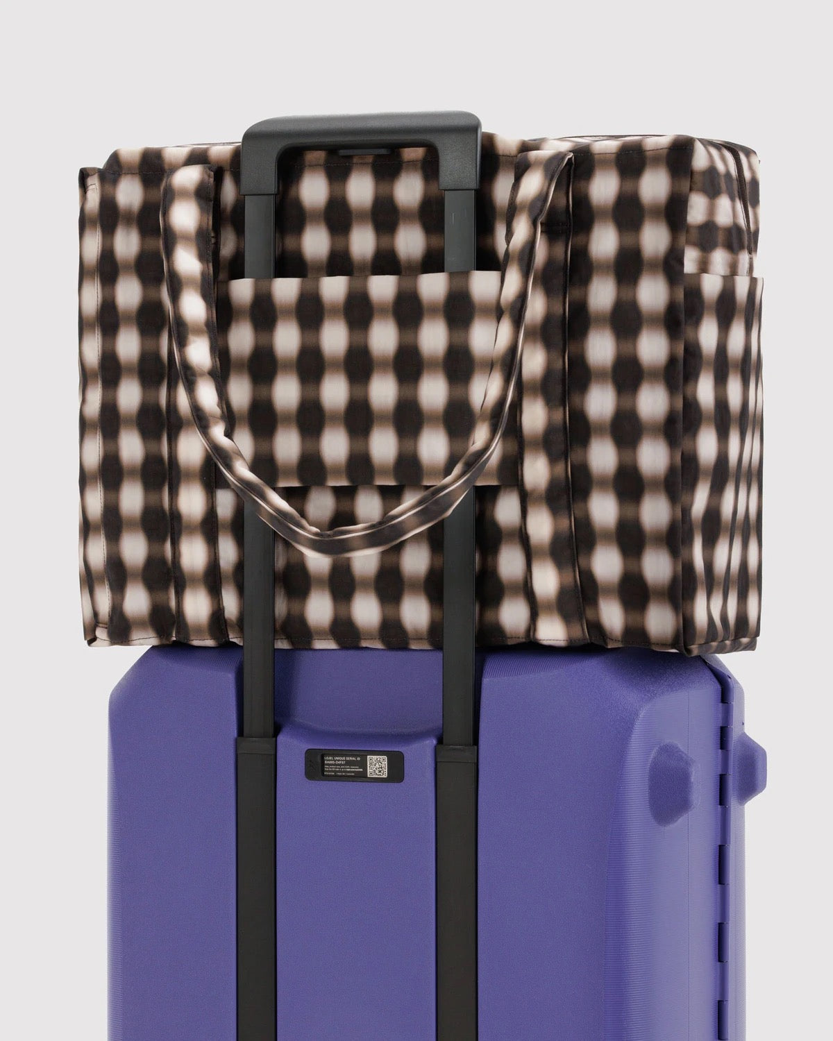Cloud Carry-On - Blurred Gingham