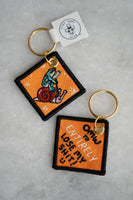 Lose My Shit Embroidered Keychain