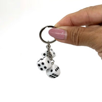 Triple Dice Key Chain