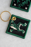 I'm A Lil Jumpy Embroidered Keychain