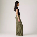 Baggy Dad Cargo Drapey - Ivy Green
