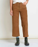 Karuna Cord Wide Leg Pant - Brown Sugar