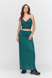 Patterned Spaghetti Strap Tank