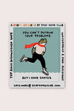 Outrun Your Problems Sticker