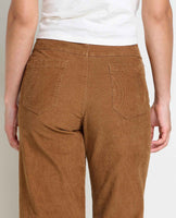 Karuna Cord Wide Leg Pant - Brown Sugar