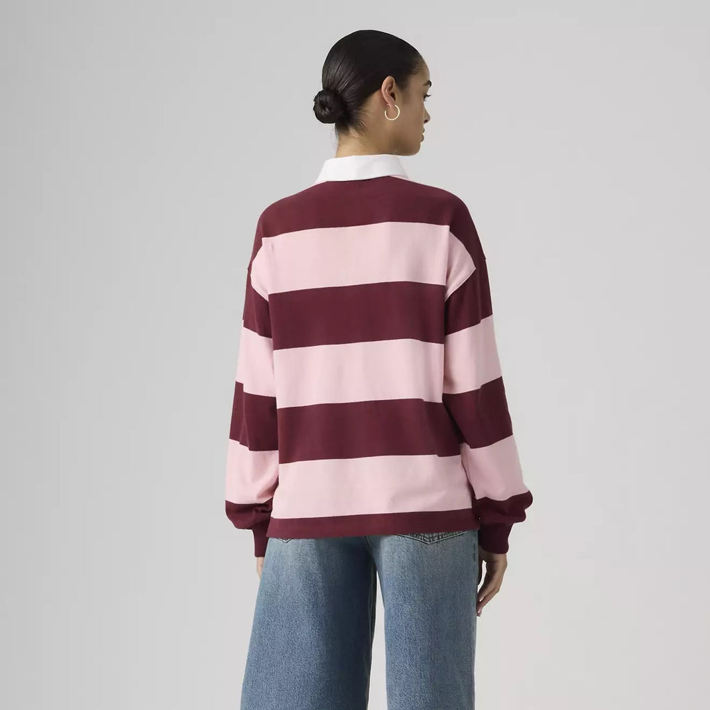 Reenie Rugby - Katie Stripe Coral Blush
