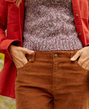 Karuna Cord Wide Leg Pant - Brown Sugar