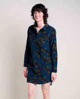 Scouter Cord Long Sleeve Shirt Dress