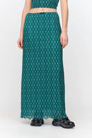 Pattern Midi Skirt