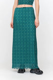 Pattern Midi Skirt