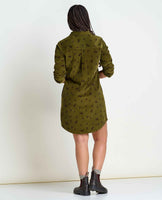 Scouter Cord Long Sleeve Shirt Dress