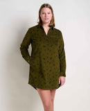 Scouter Cord Long Sleeve Shirt Dress