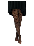 Peacock Feather Net Tights