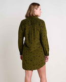 Scouter Cord Long Sleeve Shirt Dress
