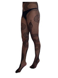 Snake Net Tights - Black
