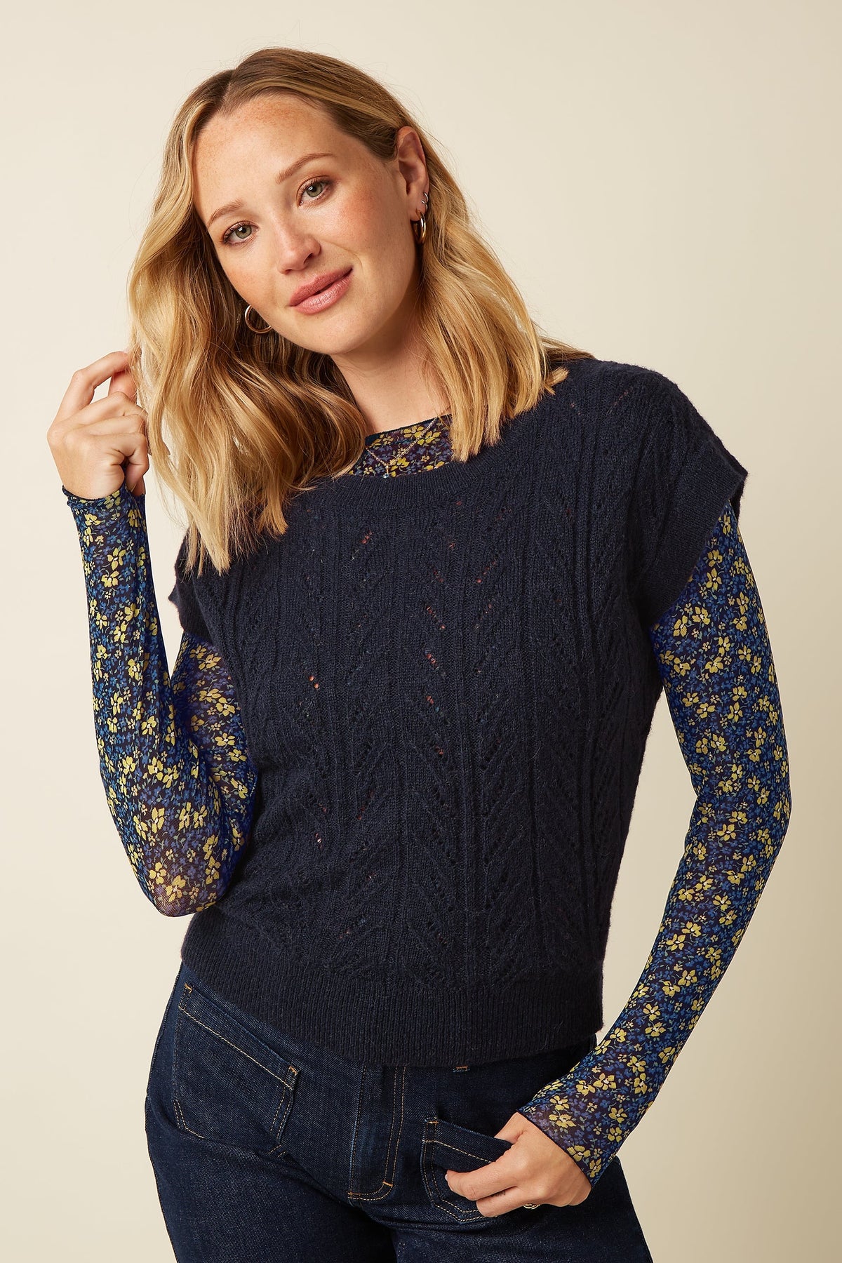 Spencer Oricia Top - Sapphire Blue