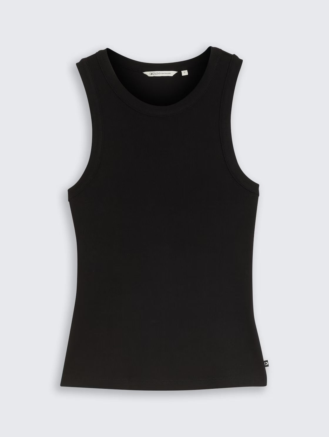 Racerback Rib Tank - Black