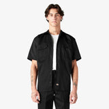 Short Sleeve Work Shirt - Black