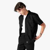 Short Sleeve Work Shirt - Black