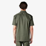 Short Sleeve Work Shirt - Olive Green