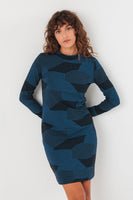 Bioleta GOTS Dress - Blue & Black