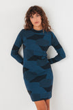 Bioleta GOTS Dress - Blue & Black