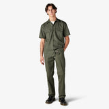 Short Sleeve Work Shirt - Olive Green
