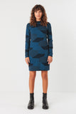 Bioleta GOTS Dress - Blue & Black
