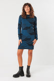 Bioleta GOTS Dress - Blue & Black
