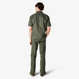 Short Sleeve Work Shirt - Olive Green