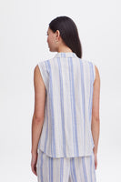 Lino Top - Cashmere Blue