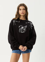 Cygnet Recycled Crewneck Jumper - Black
