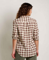 Re-form Flannel Shirt - Chestnut Dobby