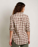 Re-form Flannel Shirt - Chestnut Dobby