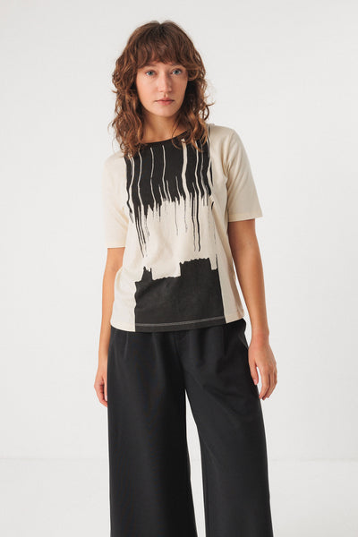 Lierni GOTS T Shirt - Cream