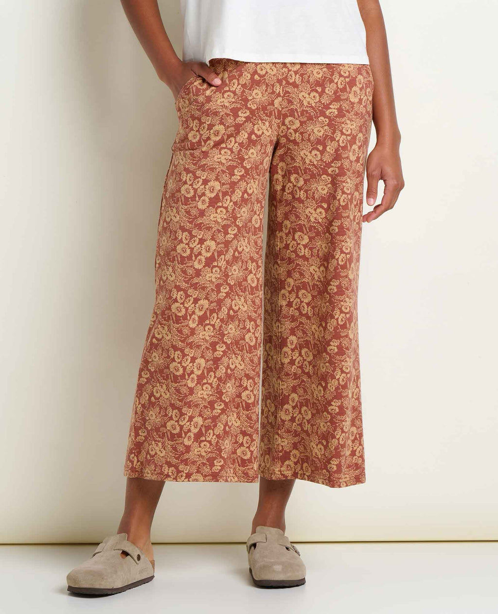 Chaka Wide Leg Pant - Copper Print