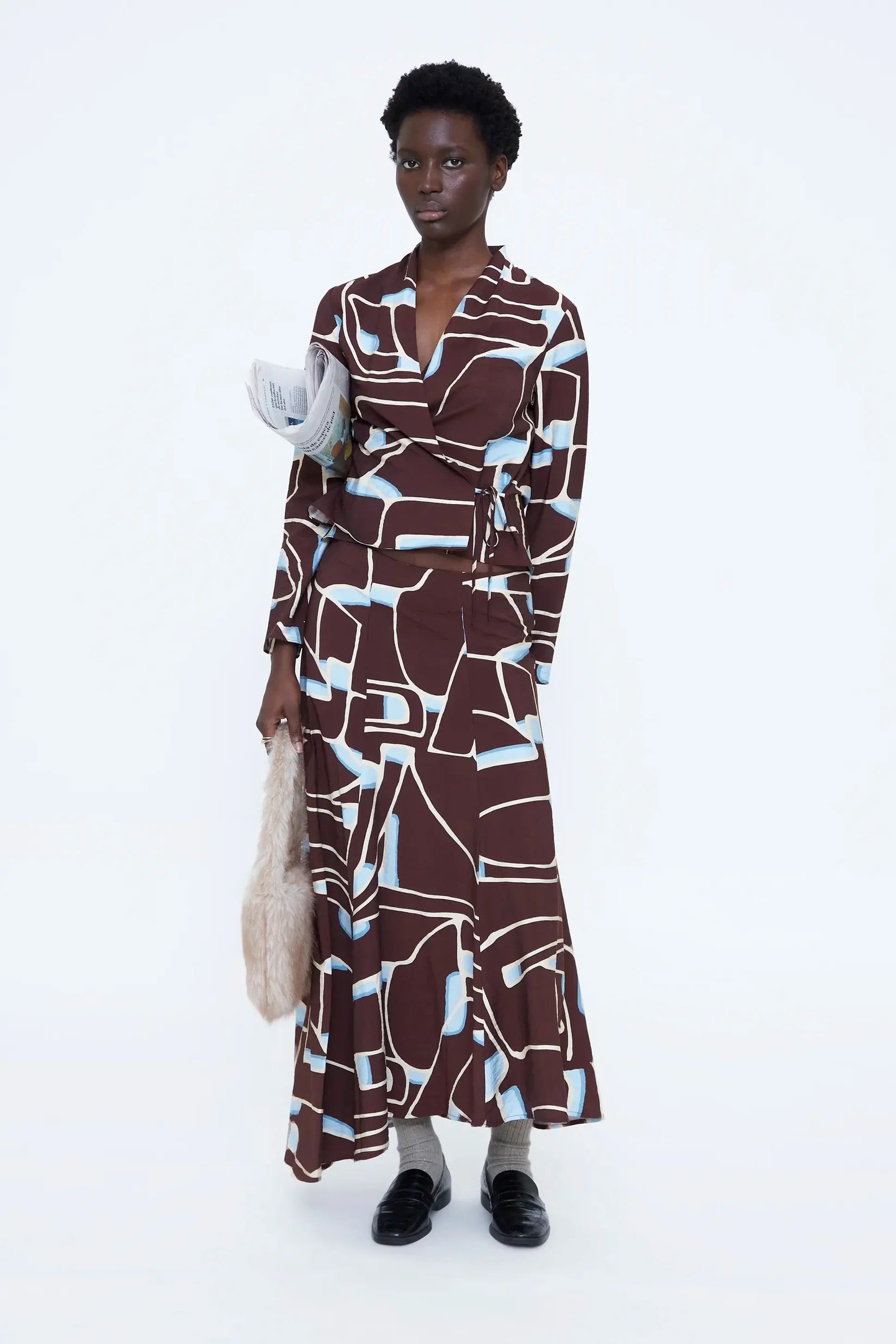 Wrap Blouse - Bombon